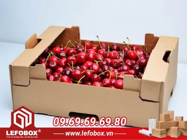 Thùng carton sóng BC đóng gói hàng nông sản